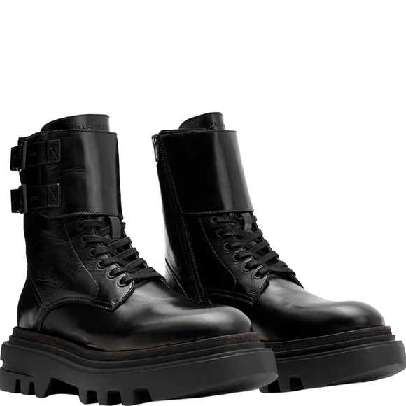 All Saints Women's Zoe Combat Boot - Picture 1 of 10